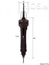 Elektrický momentový šroubovák VB-4504 HEX - rozměry